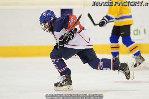 2015-01-10 Torino Bulls-Hockey Milano Rossoblu U14 0634 Marco Grilli